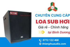 Cung cấp loa sub hơi giá rẻ, bảo hành chính hãng tại Bình Dương