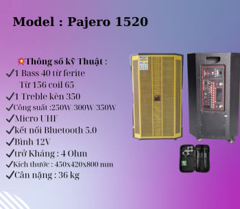 LOA KEO DI ĐỘNG PAJERO 1520