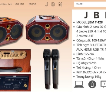 LOA KÉO DI ĐỘNG JBMT-128