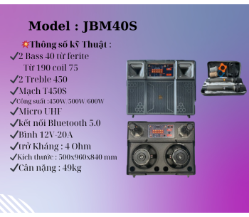 LOA KÉO DI ĐỘNG  JBM40S