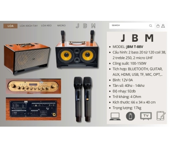 LOA KÉO DI ĐỘNG JBM T-88V