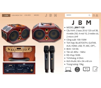 LOA KÉO DI ĐỘNG JBMT-128