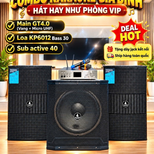 Combo karaoke gia đình GT4.0