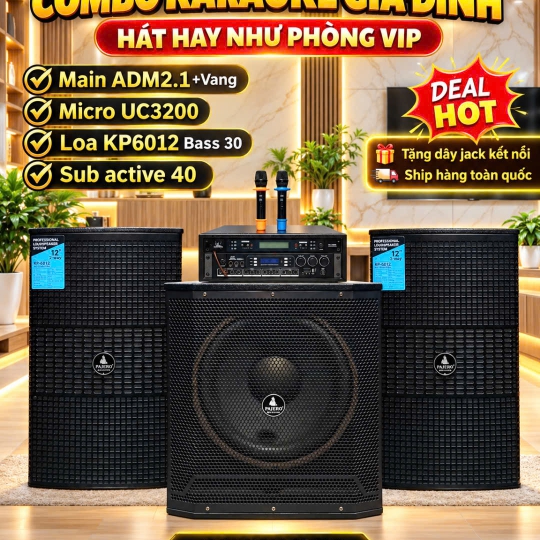Combo karaoke gia đình ADM2.1