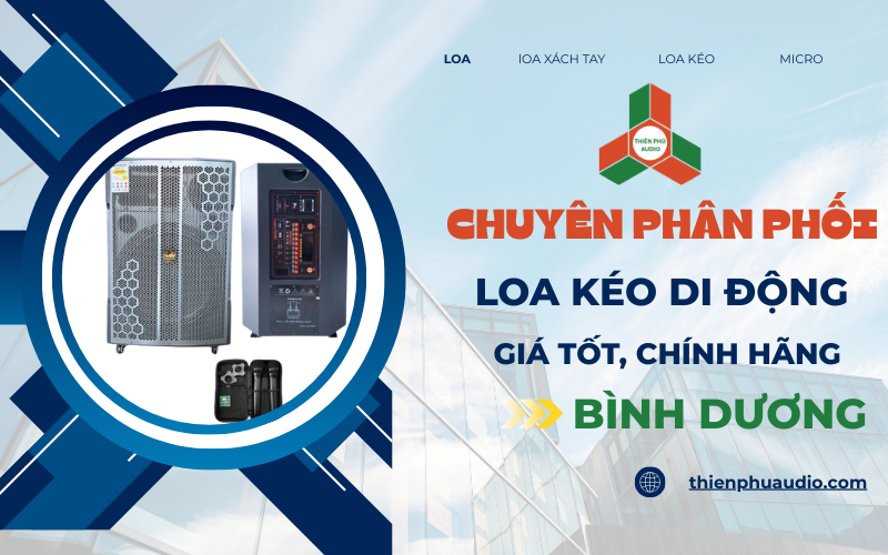 Chuyên phân phối loa kéo di động giá tốt, chính hãng